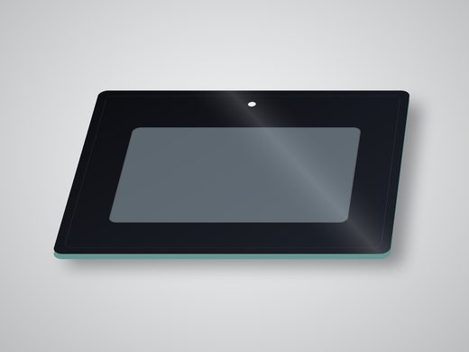 Oven door glass